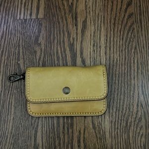 Fossil yellow leather wallet